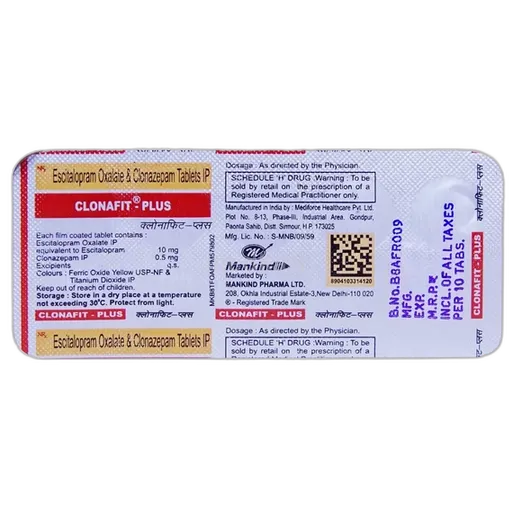 clonafit plus tablet 10's